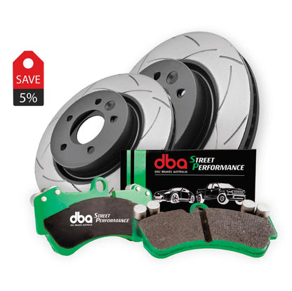 DBDBA2830S-8849SP - Brake Kit - Street Series T2 Slotted & Street Performance Brake Pads (2x DBA2830S + DB8849SP)