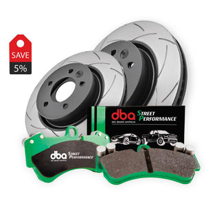 DBA2809S-8850SP - Brake Kit - Street Series T2 Slotted & Street Performance Brake Pads (2x DBA2809S + DB8850SP)
