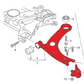 Einstellbare vordere Rohrquerlenker mit modifizierter Kinematik MQB Audi RS3 S3 A3 8V Golf Mk7 Seat Leon 5F