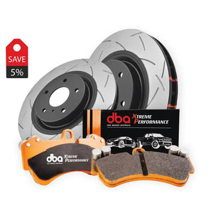 DBA42830S-8849XP - Bremsscheibe-Kit - 4000 Series T3 Slotted & Xtreme Performance Bremsbeläge (2x DBA42830S + DB8849XP)