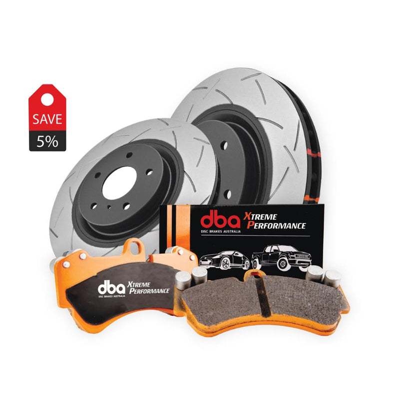 DBA42806S-2383XP- Brake Kit - 4000 Series T3 Slotted & Xtreme Performance Brake Pads (2x DBA42806S + DB2383XP)