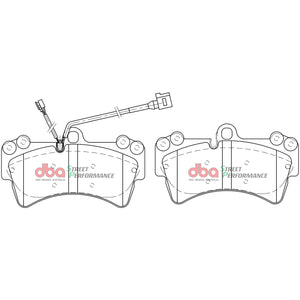 DB7878SP - Brake Pads Street Performance | Front Axle - für Porsche Cayenne