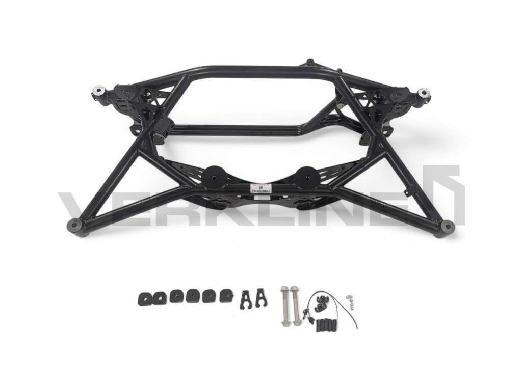 Leichte Rohr-Hilfsrahmen-Schiene hinten – VAG RS3 S3 A3 TTRS TTS TT Golf Mk5 Mk6 Mk7 Seat Leon