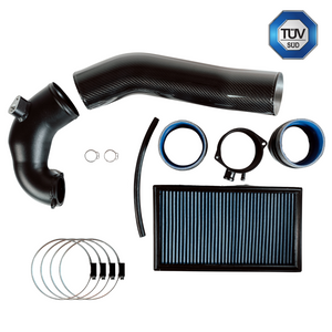 4" 100mm OEM+ closed carbon intake + 4" turbo inlet - 2.5 TFSI TTRS RS3 RSQ3 VZ5 - DAZ DNW