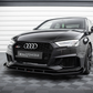 Frontlippen Flaps für Audi RS3 8V Limousine Facelift