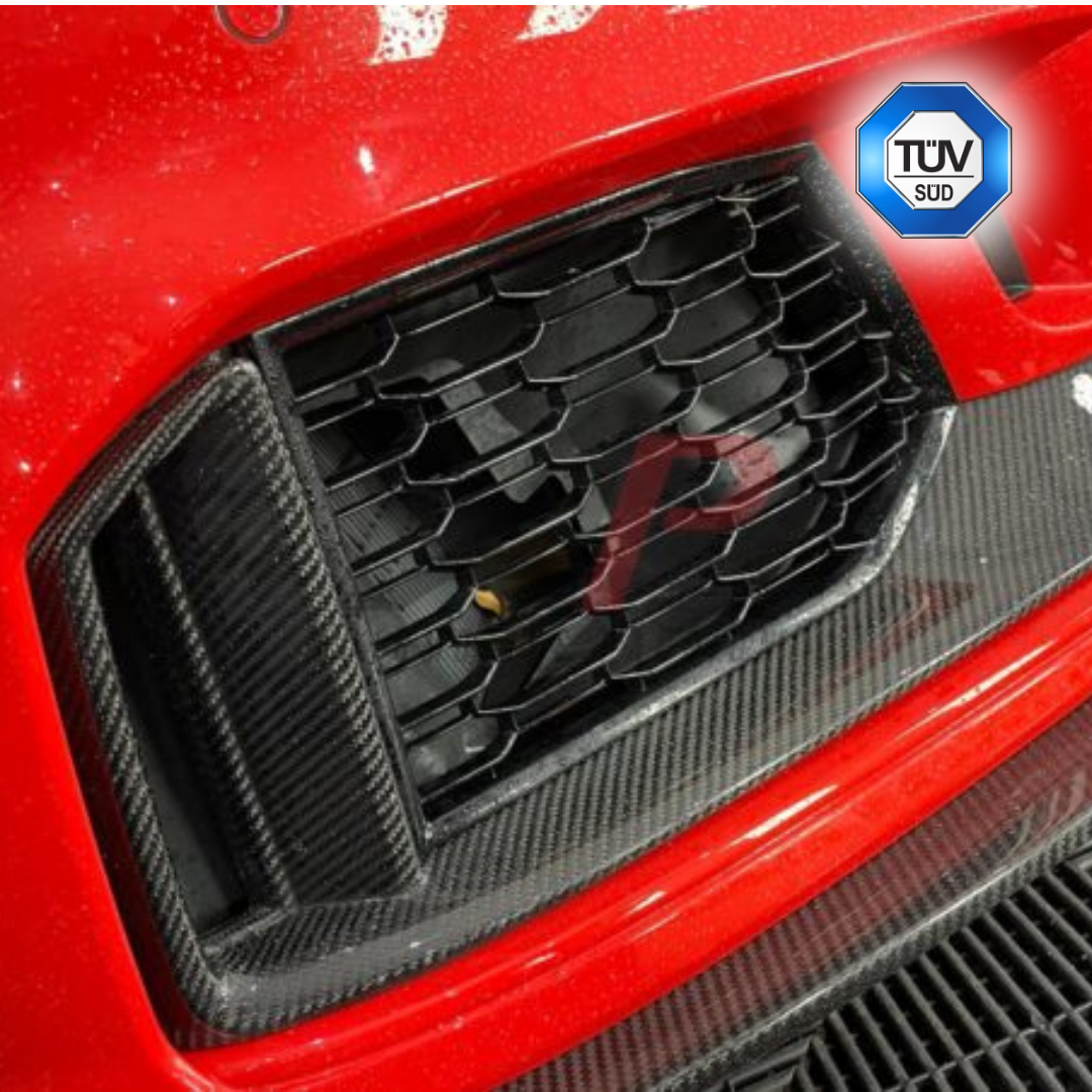 Dry carbon front panel for Audi RS3 8V facelift from 2017