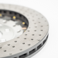 DBA Upgrade Brake 5000 Series - Crossed, drilled & embossed silver hat - DBA52842SLVXD