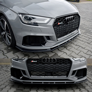 Cup Spoilerlippe Front Ansatz V.1 für Audi RS3 8V FL Limousine
