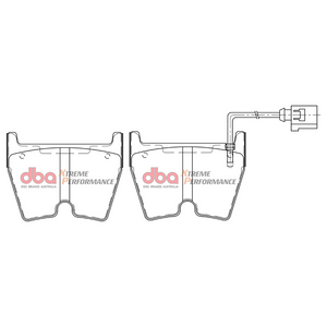 DB15006XP - Brake pads Xtreme Performance ECE R90 certified rear axle
