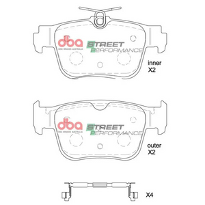 DBA2809S-8850SP - Bremsscheiben-Kit - Street Series T2 Slotted & Street Performance Bremsbeläge (2x DBA2809S + DB8850SP)