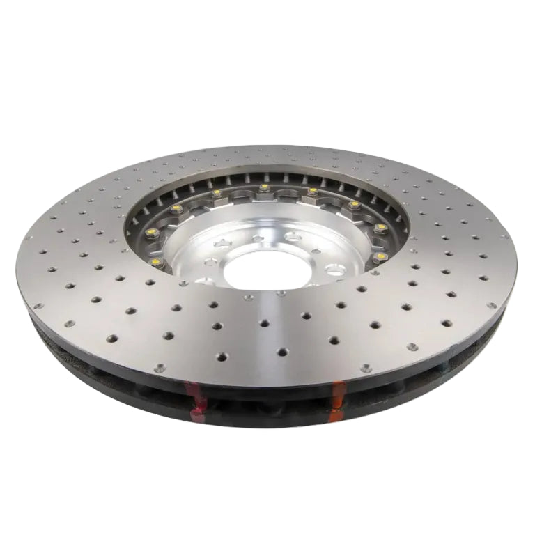 DBA53298SLVXD - 5000 series - Crossed Drilled & Dimpled Silver Hat