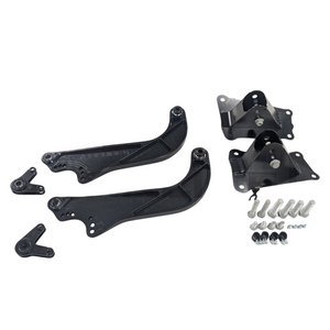 Rear axle trailing arm set for MQB platform