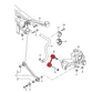 Rear stabilizer bar, adjustable coupling rods VAG