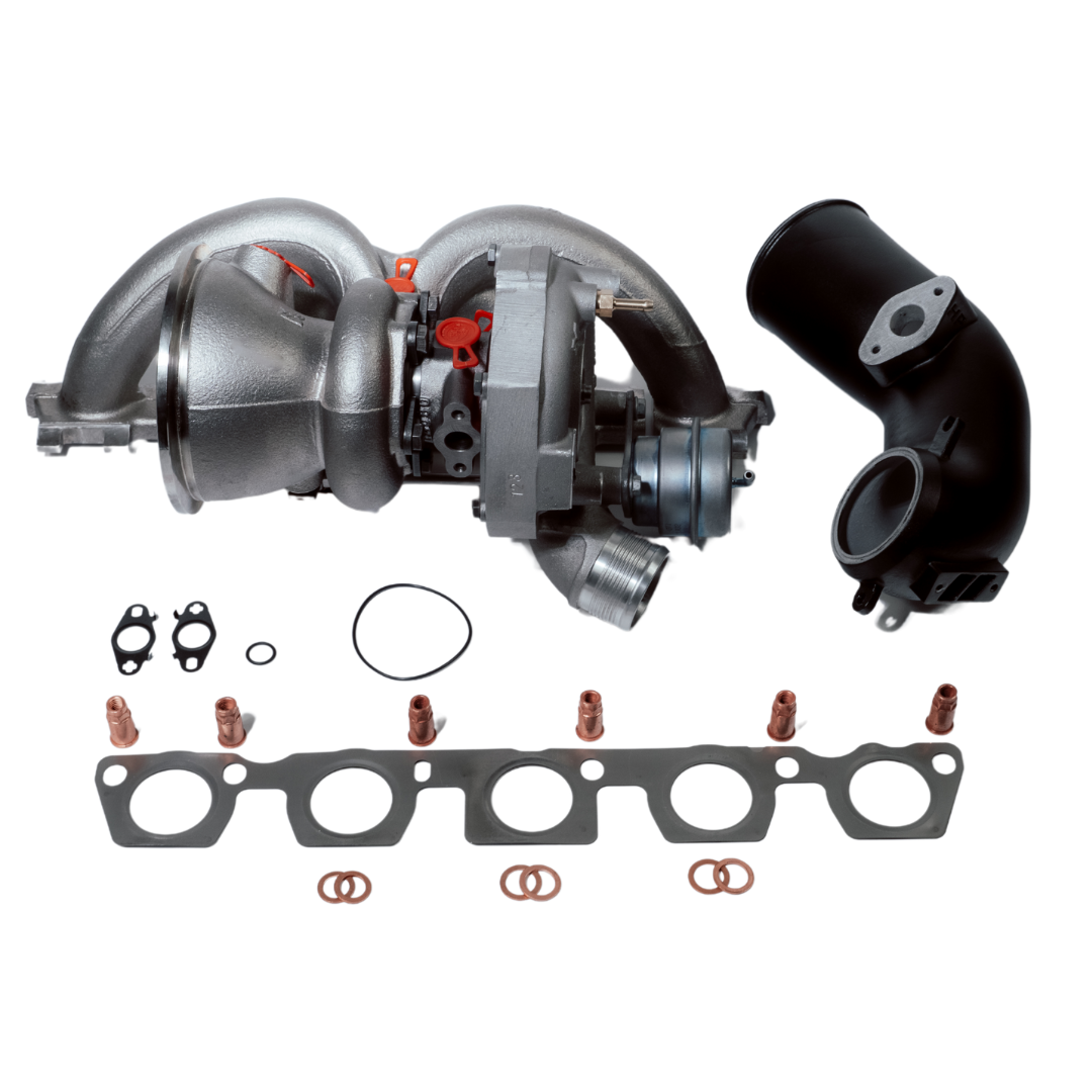 TC Turbos X610 - K16 turbocharger + 3.5" turbo inlet + manifold gasket set - Audi RS3 TTRS RSQ3 - CEPA CZG