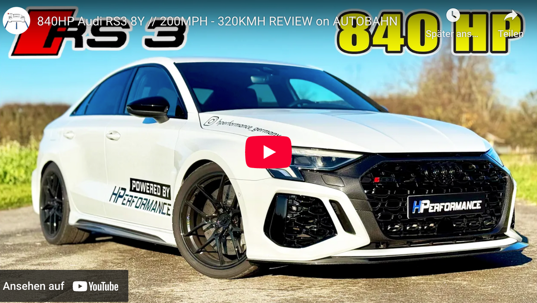 AutotopNL testet 840PS Audi RS3 8Y von HPerformance