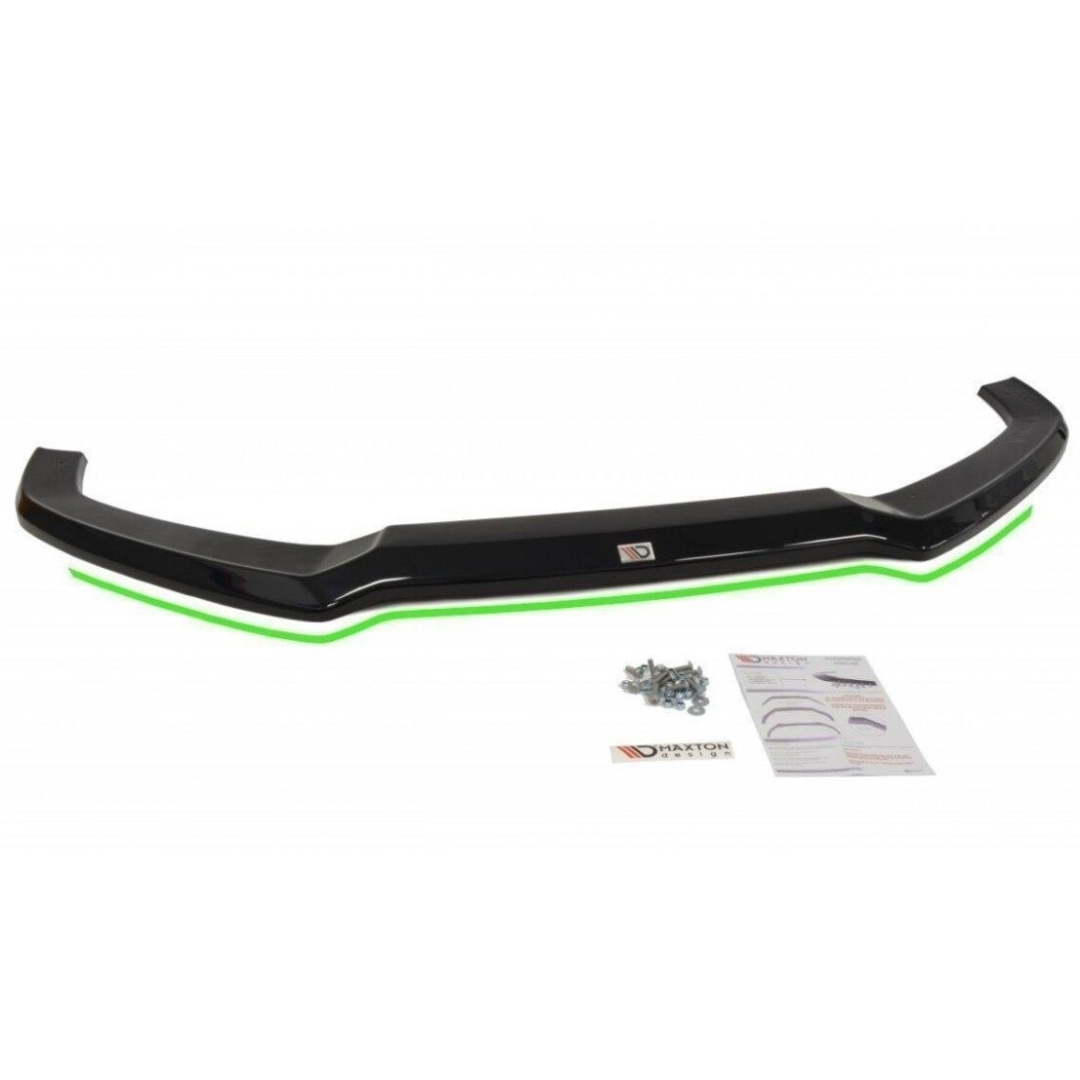 Cup Spoilerlippe Front Ansatz V.1 für Audi RS3 8V Sportback schwarz Hochglanz