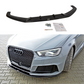 Cup Spoilerlippe Front Ansatz V.2 für Audi RS3 8V Sportback schwarz Hochglanz