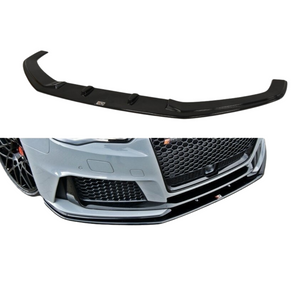 Cup Spoilerlippe Front Ansatz V.2 für Audi RS3 8V Sportback schwarz Hochglanz