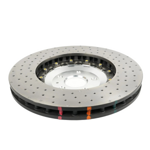 DBA53932SLVXD - 5000 series - Crossed Drilled & Dimpled Silver Hat