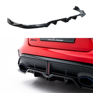 Cup Heck Diffusor "DTM Look" Heck Ansatz V.2 für Audi RS 8Y Facelift Limousine - Schwarz