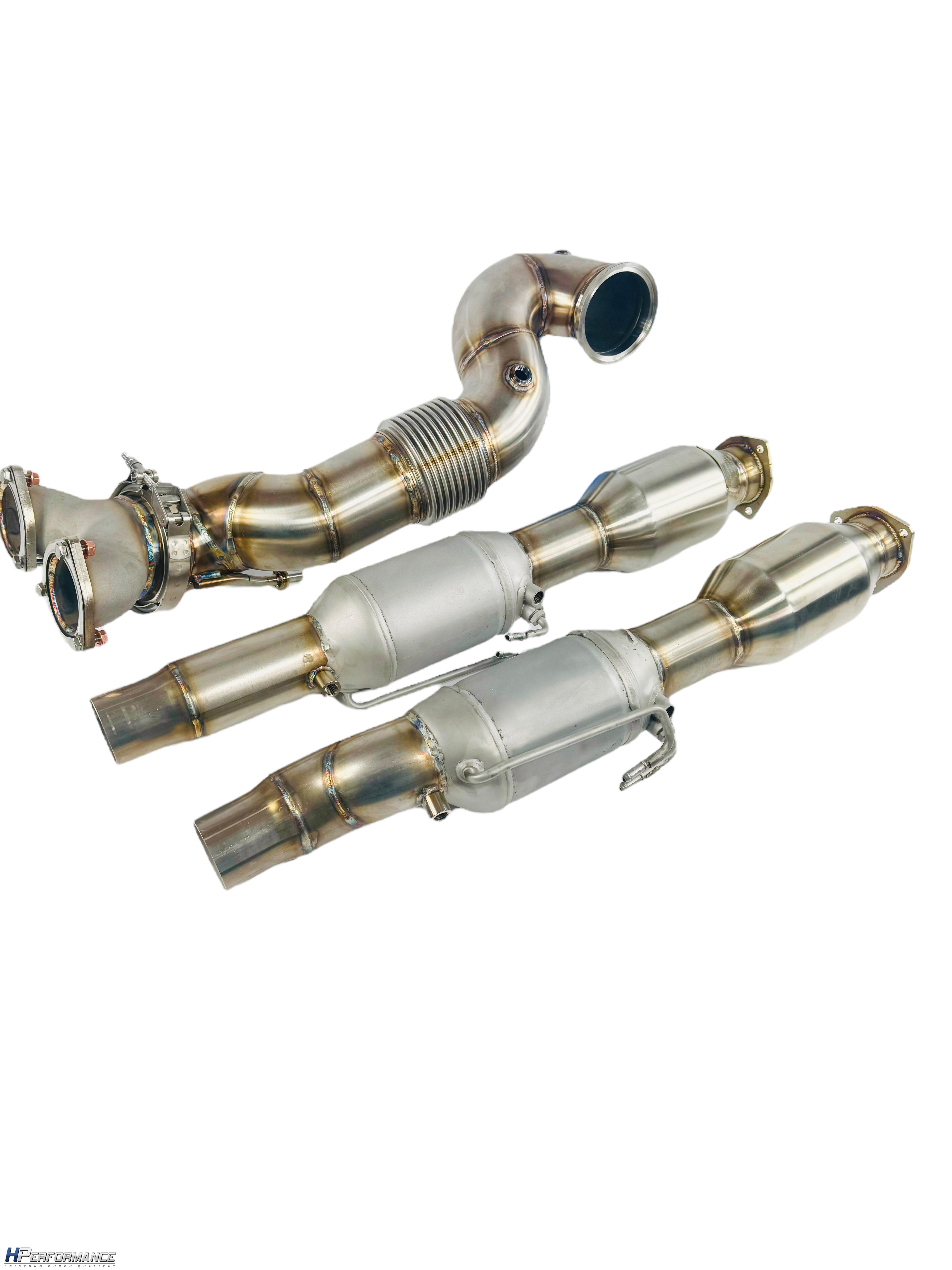 4 Zoll  - 101,6mm  TÜV-Downpipe für RS 3, TT RS, RS Q3 - OPF  - DNW