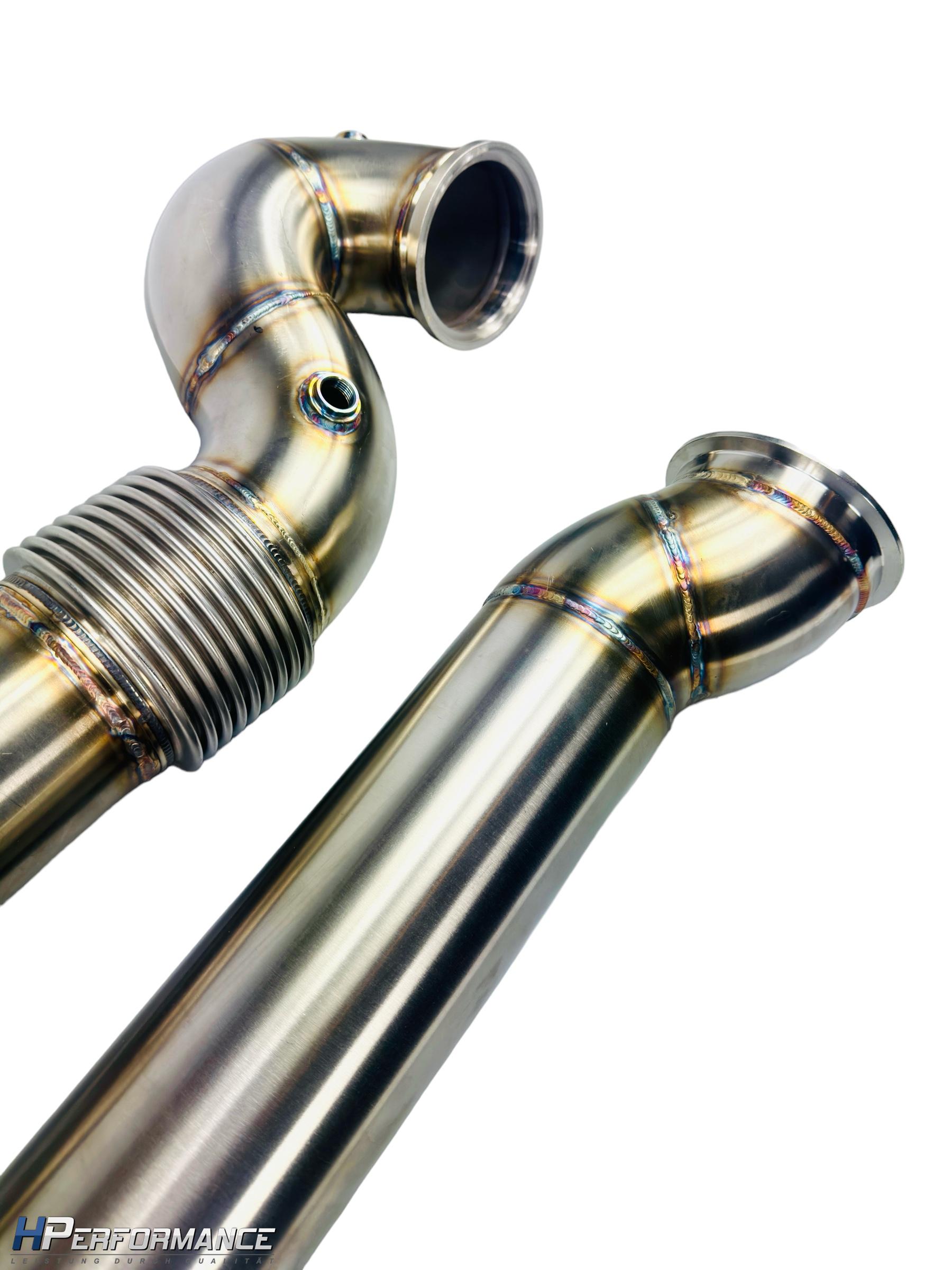 4 Zoll  - 101,6mm - RACE-Downpipe für RS 3 8V - TT RS 8S  - DAZA 